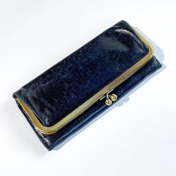 HOBO Handbags - HOBO Rachel black leather trifold wallet